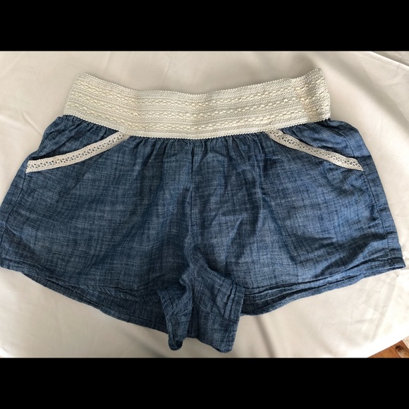 Just be... Pants - Just be... Denim colored shorts